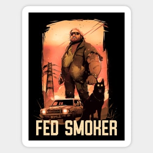 The Fed Smoker Sticker